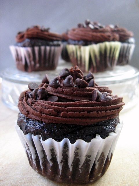 Chocolate Beet Cupcakes with Chocolate Coconut Ganache Chocolate Beet Cupcakes with Chocolate Coconut Ganache