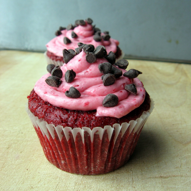 The token full size cupcakes