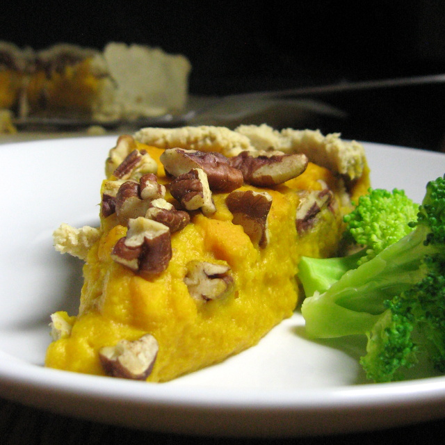 A slice of savory pie